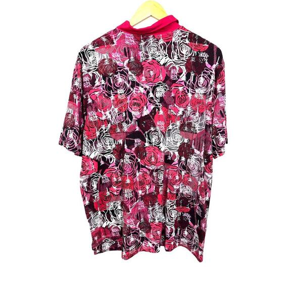 Vintage Walker Wear Polo Shirt Mens Large 90s Snoop Tupac Music Hip Hop RARE - Picture 6 of 10